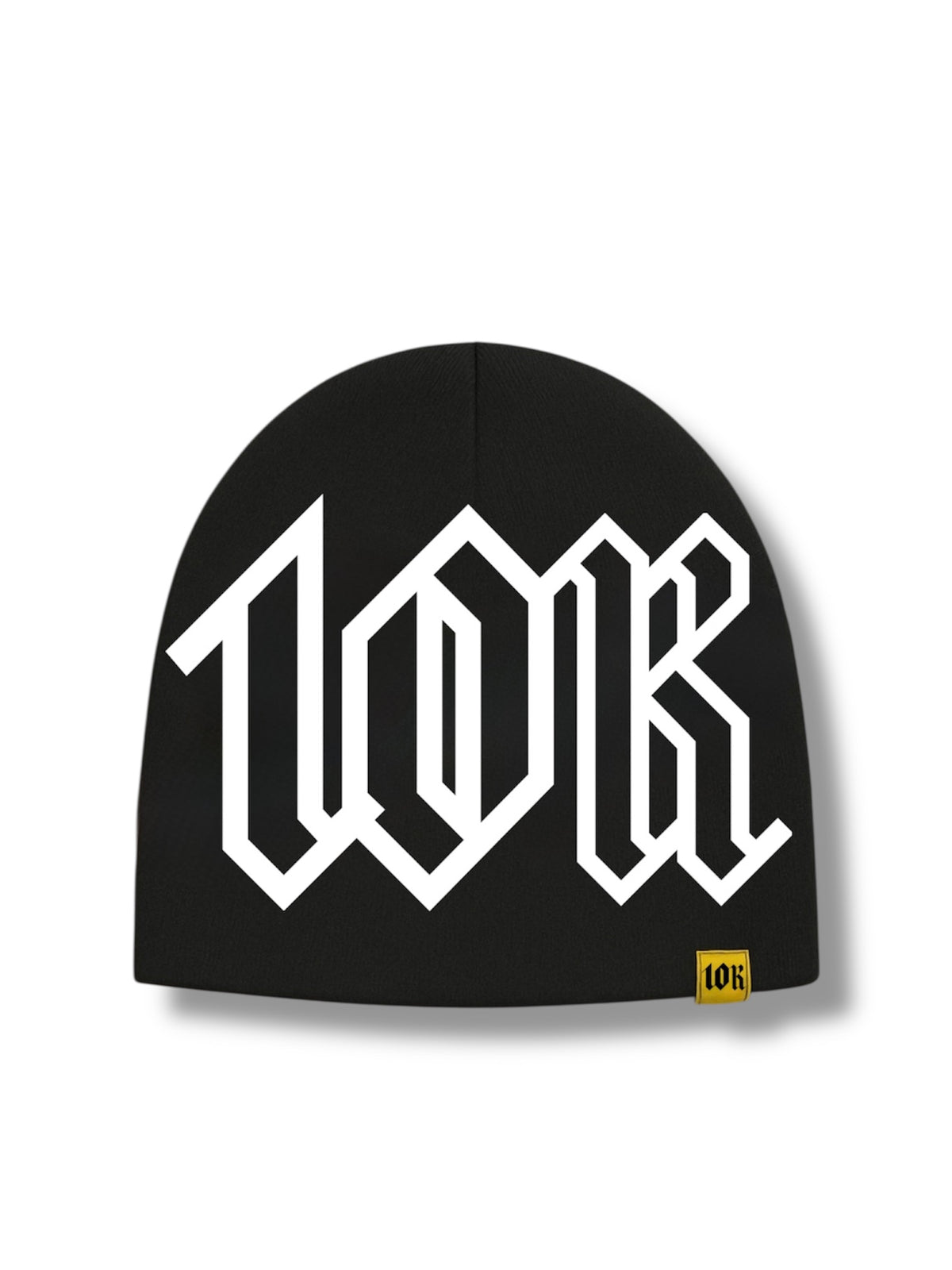 10K LOGO BEANIE — Black