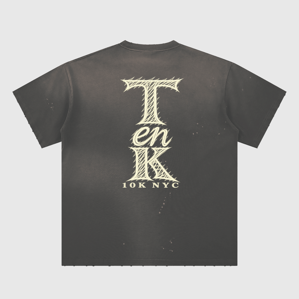 TENK DREAMS VINTAGE SHIRT — Black
